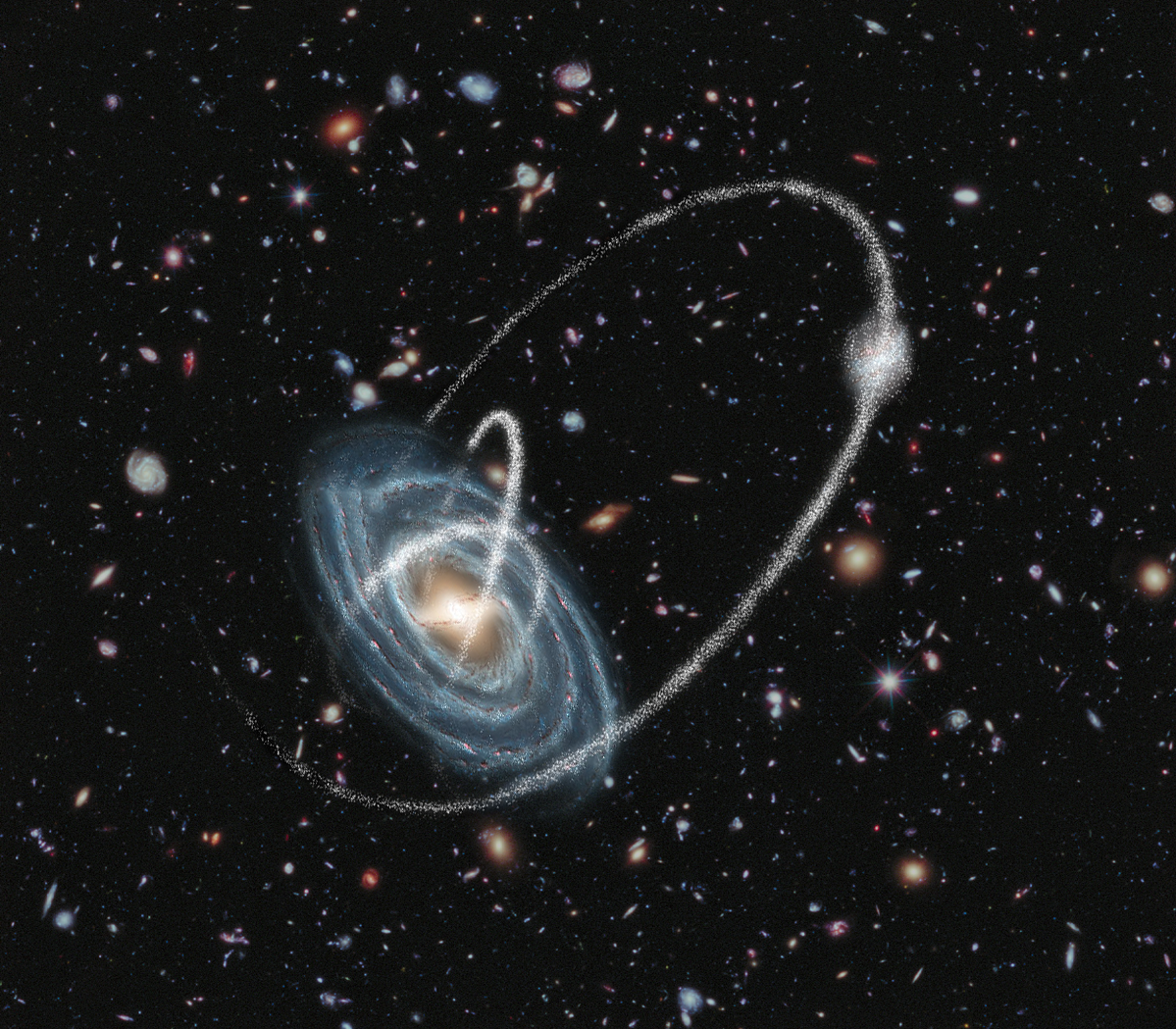 Magyar csillagászok: fekete lyukakból álló gigászi korongok rejtőzhetnek a galaxisok közepén