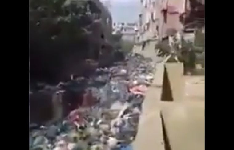 Szemétfolyó árasztotta el Bejrútot a hatalmas felhőszakadás után