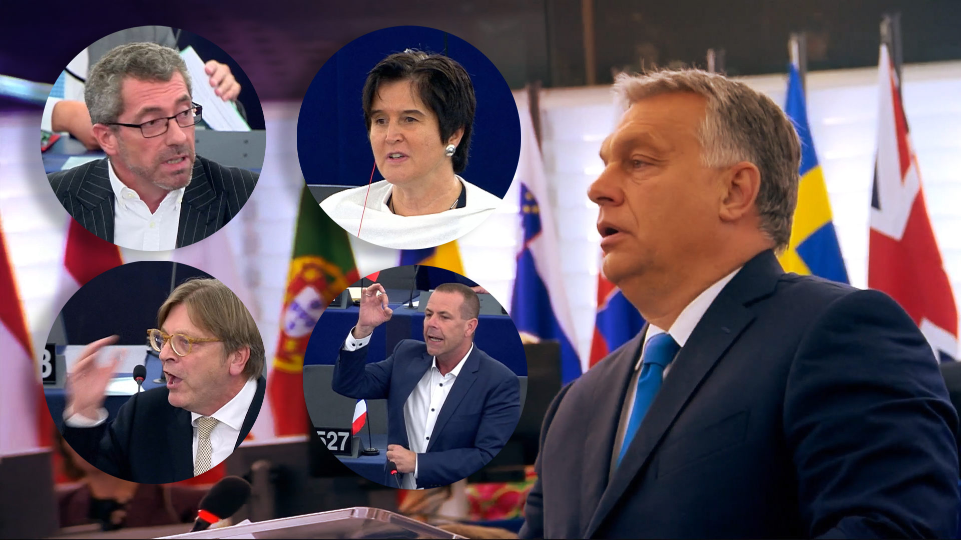 Így vívta meg a vesztes csatáját Orbán Viktor az Európai Parlamentben