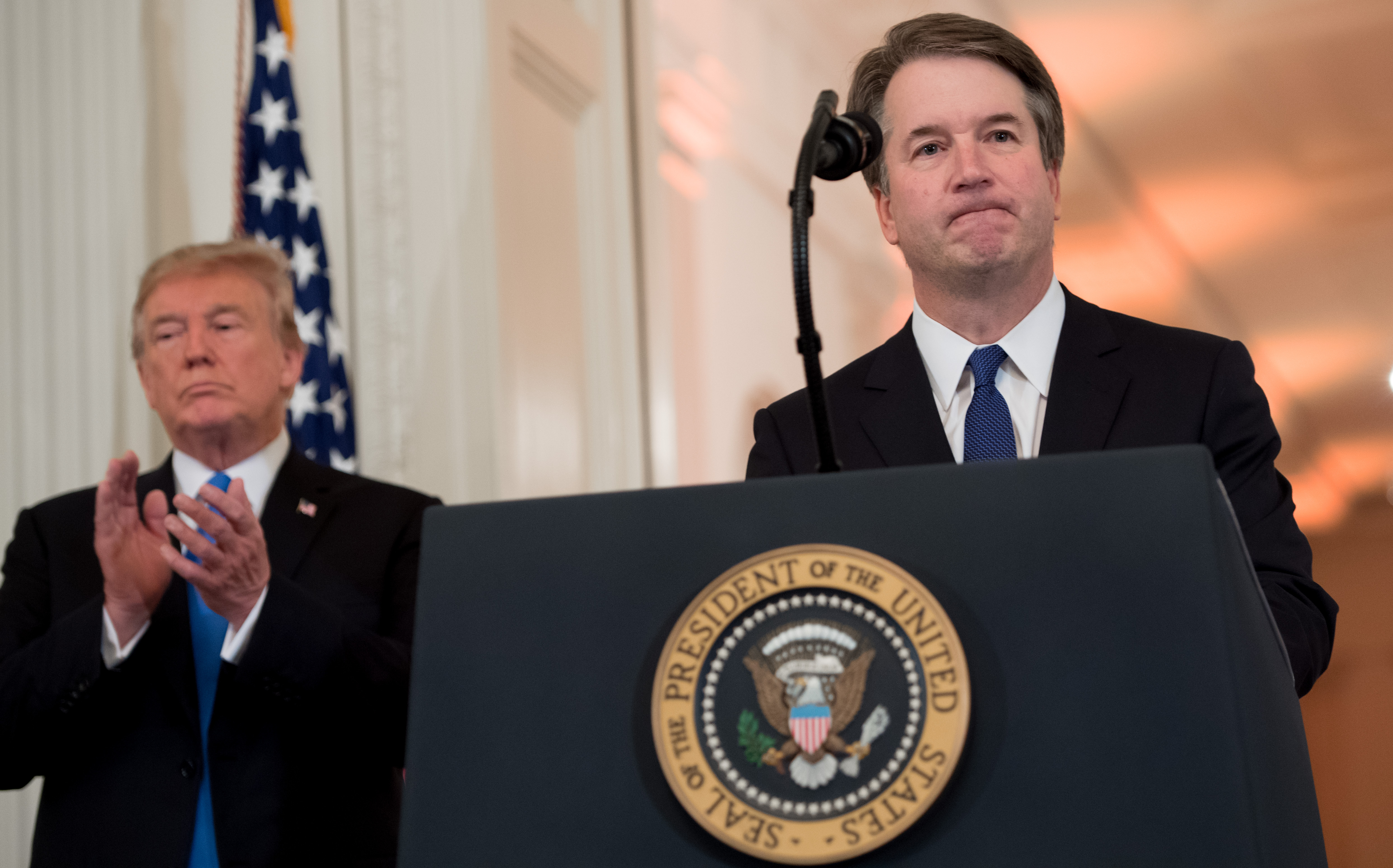 Brett Kavanaugh a jelölésénél