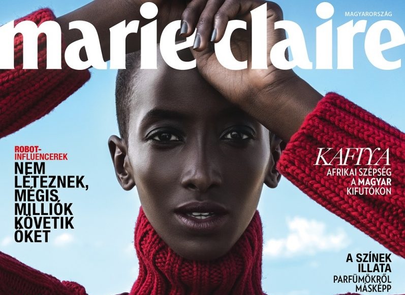A Marie Claire egy Afrikából idemenekült modellt tett a címlapjára