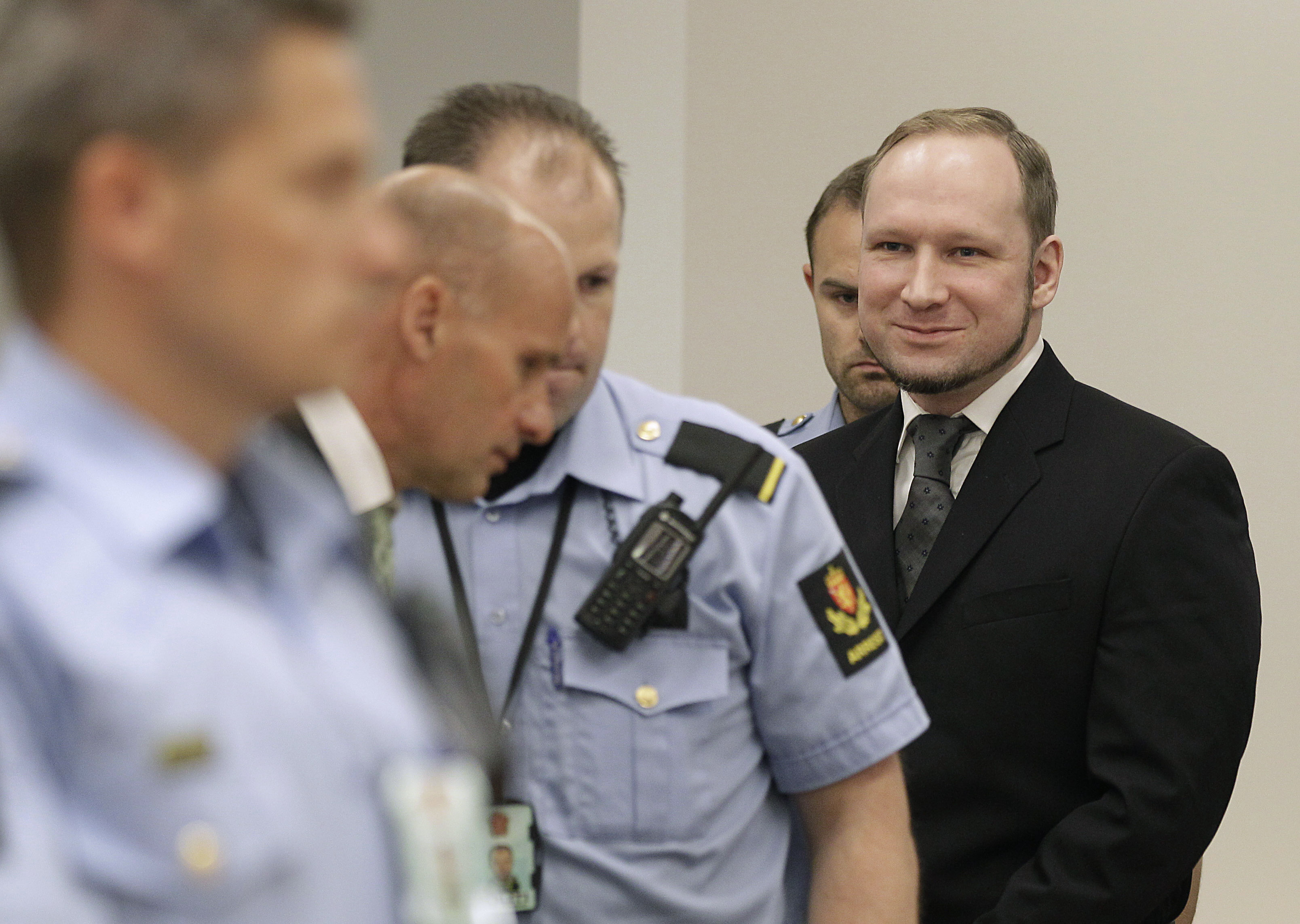 Elutasította a bíróság a neonáci tömeggyilkos, Anders Breivik szabadlábra helyezési kérelmét