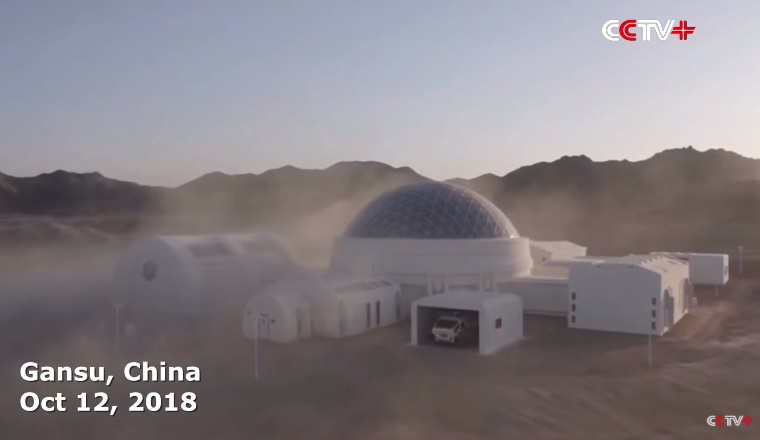 Kína Mars-bázist épített a Góbi-sivatagba