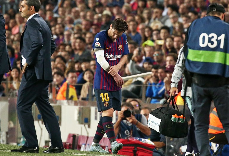 Alkarját törte Messi, a kiváló labdarúgó