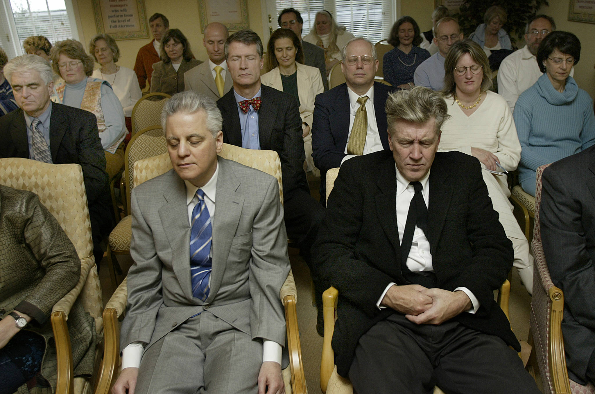 Lynch meditál 2003. december 10-én a marylandi Bethesdában.