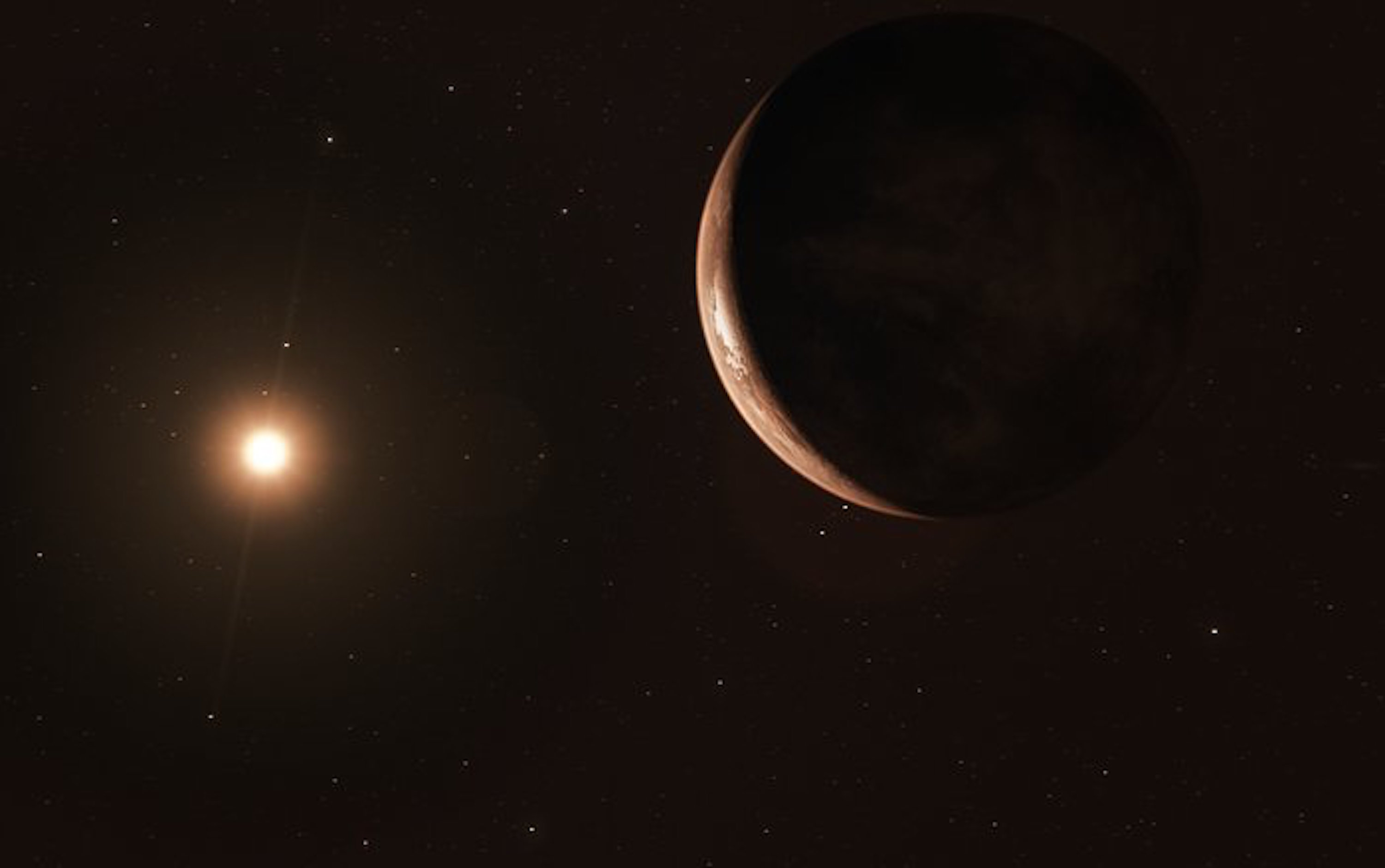 Felfedeztek egy szuperföldet, amely a szomszédos törpecsillag körül kering