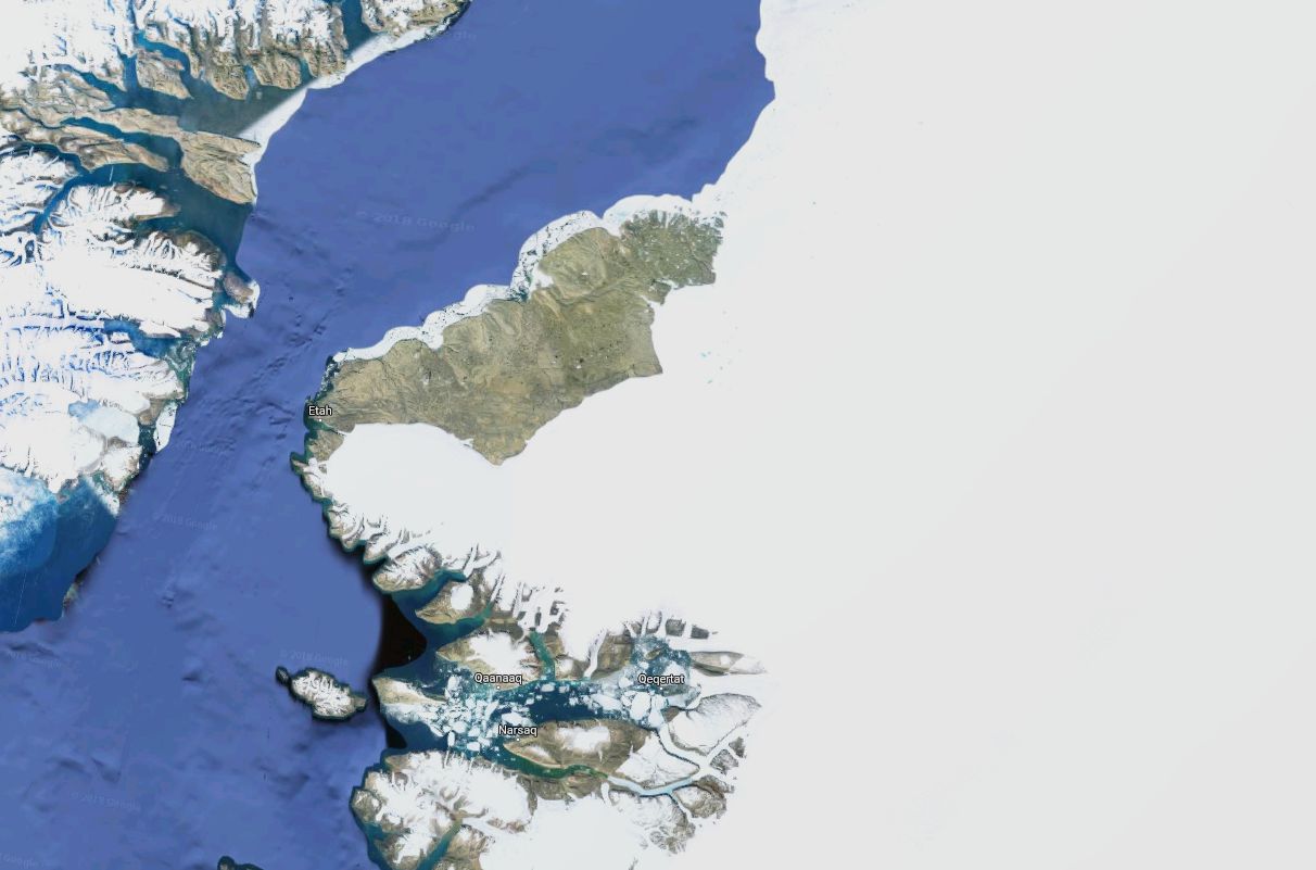 Váratlanul találtak egy gigantikus krátert Grönlandon