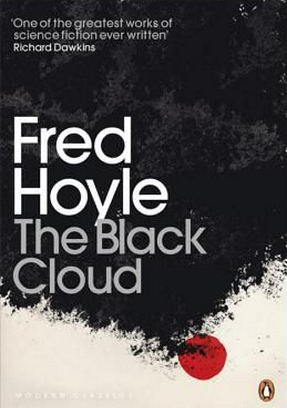 A Fekete felhő (Black Cloud) címlapja, Richard Dawkins ajánlásával