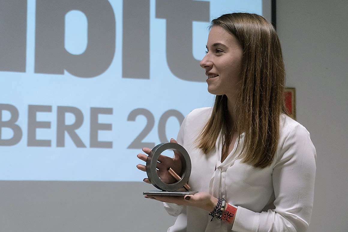 Vas Alexa Zsófia, a Qubit Év embere díjasa 2018-ban