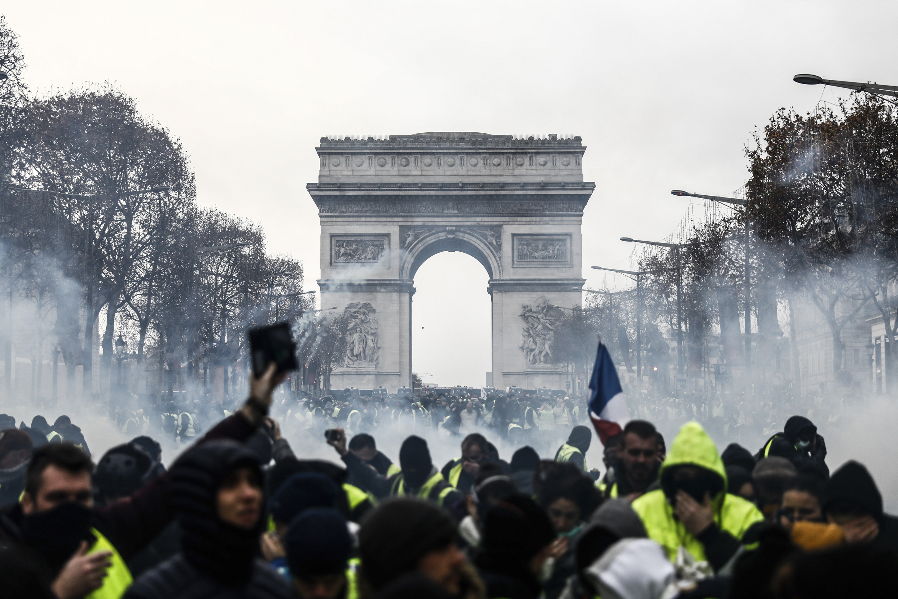 1700 embert állítottak elő Franciaországban a szombati tüntetéseken