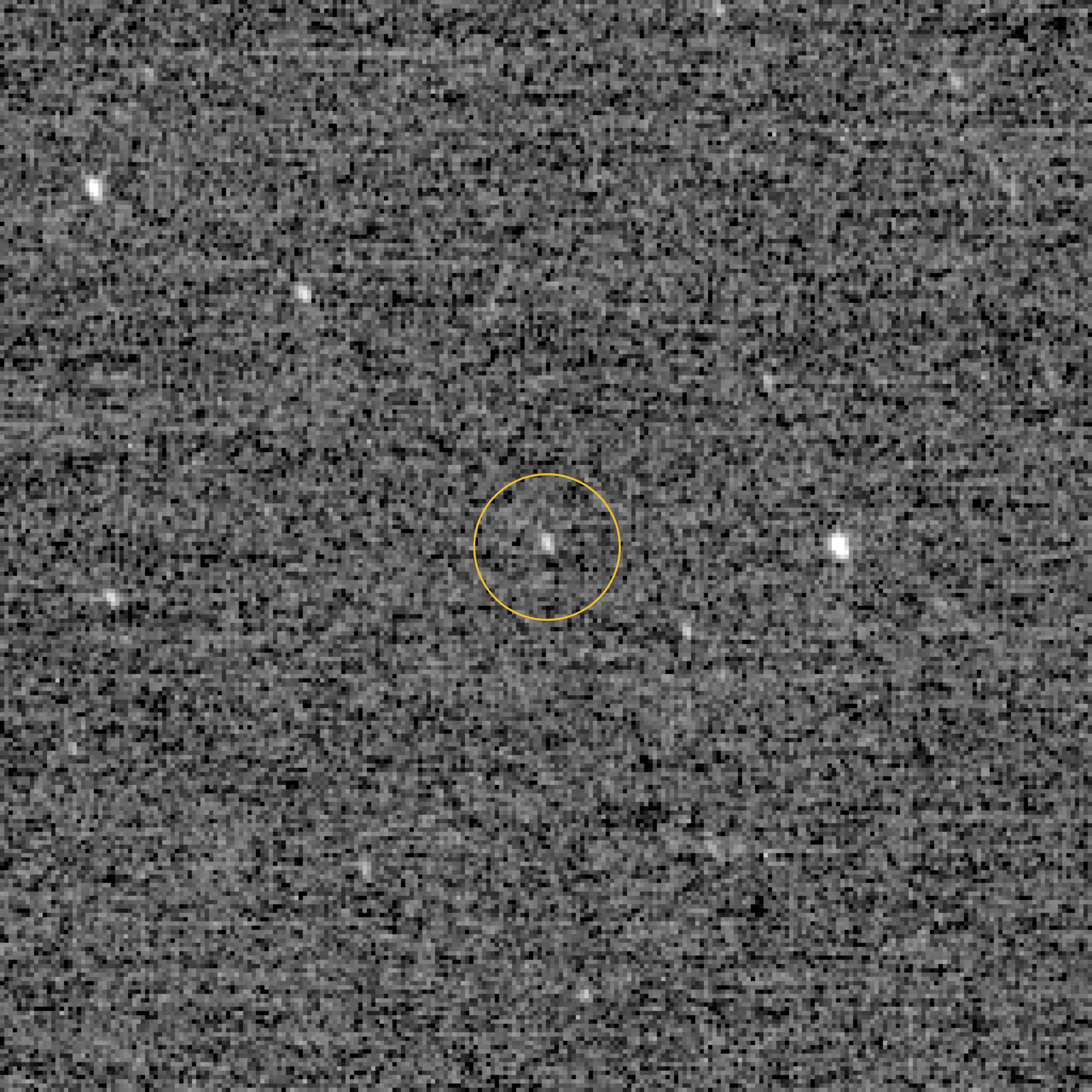 December 24-én még csak egy halvány pontnak látszott az Ultima Thule a New Horizons kamerája számára. Forrás: NASA/JHUAPL/SWRI