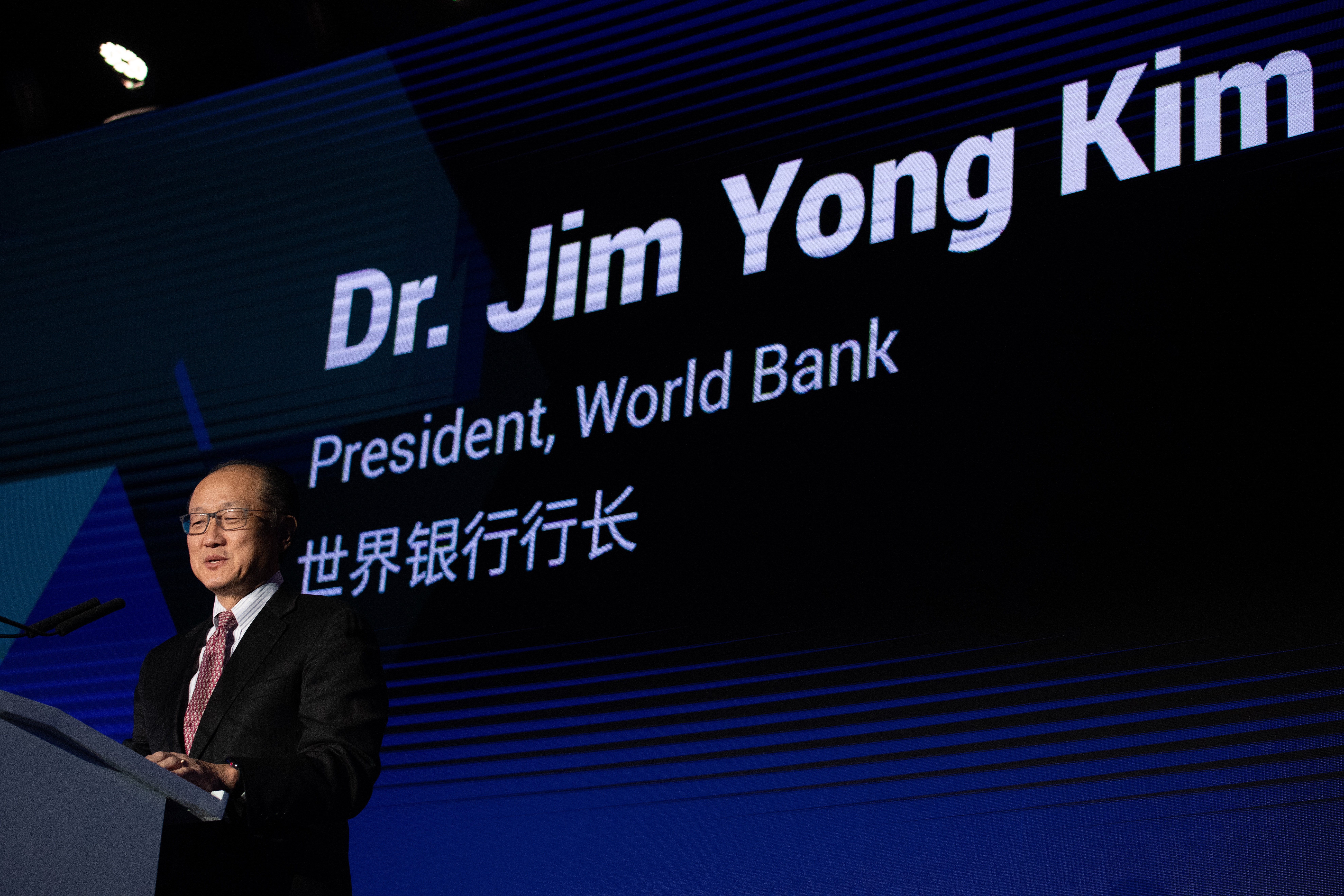 Jim Yong Kim tavaly novemberben Pekingben