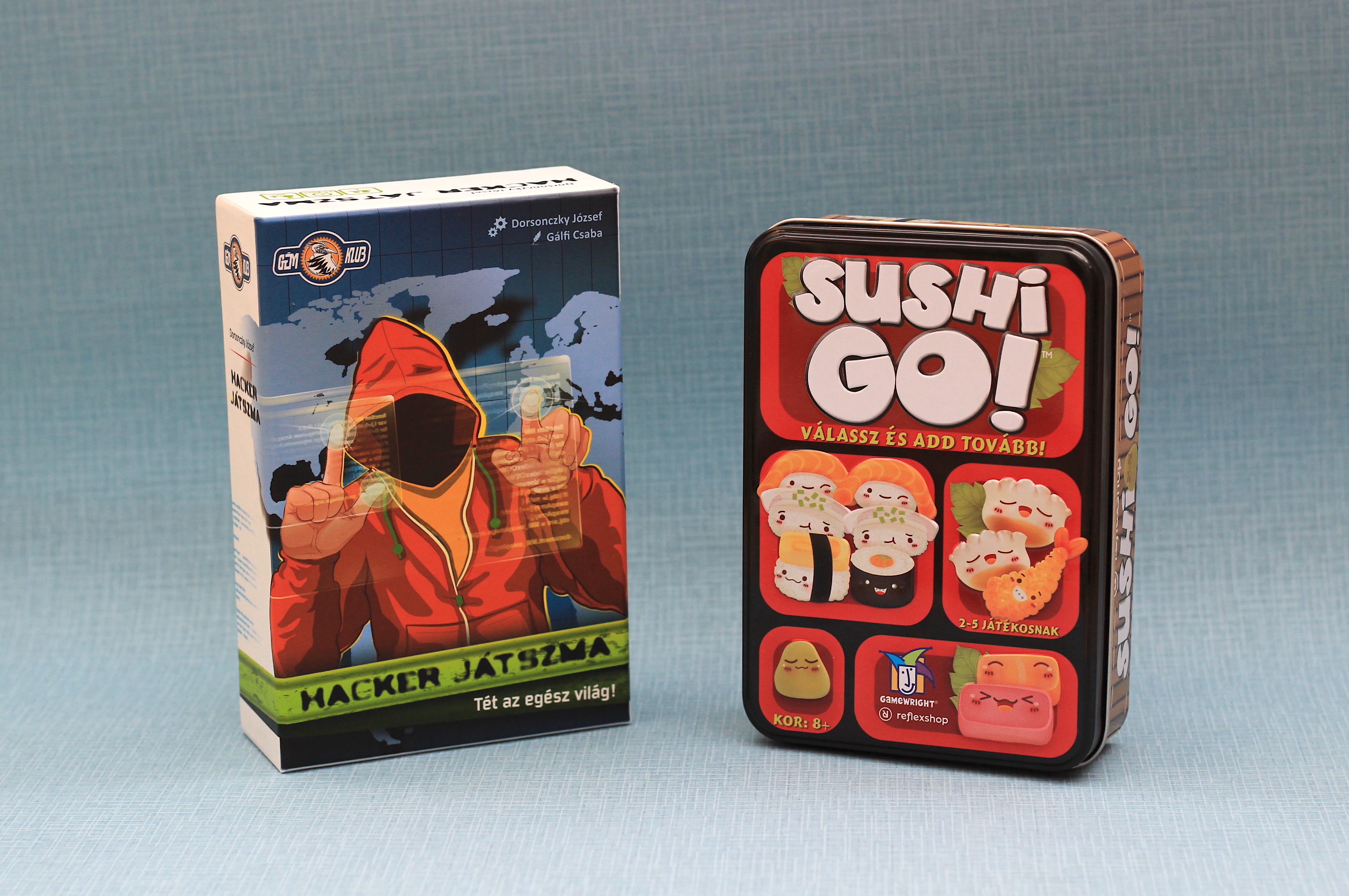 Hackerjátszma és Sushi Go: ha van negyedórád, ezzel játssz!