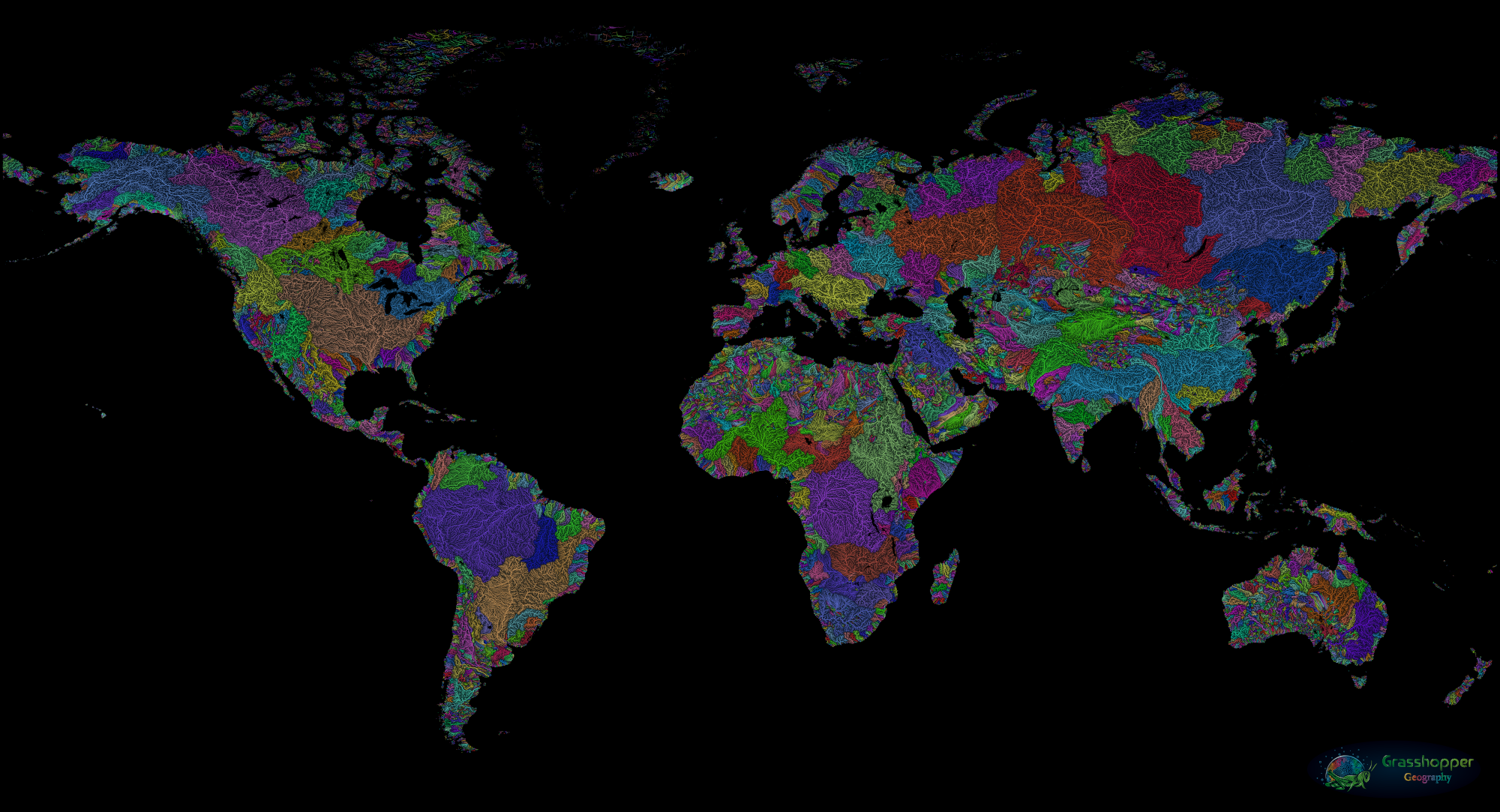Szűcs Róbert geoinformatikus világhírű lett művészien átszínezett vízrajzi térképeivel
