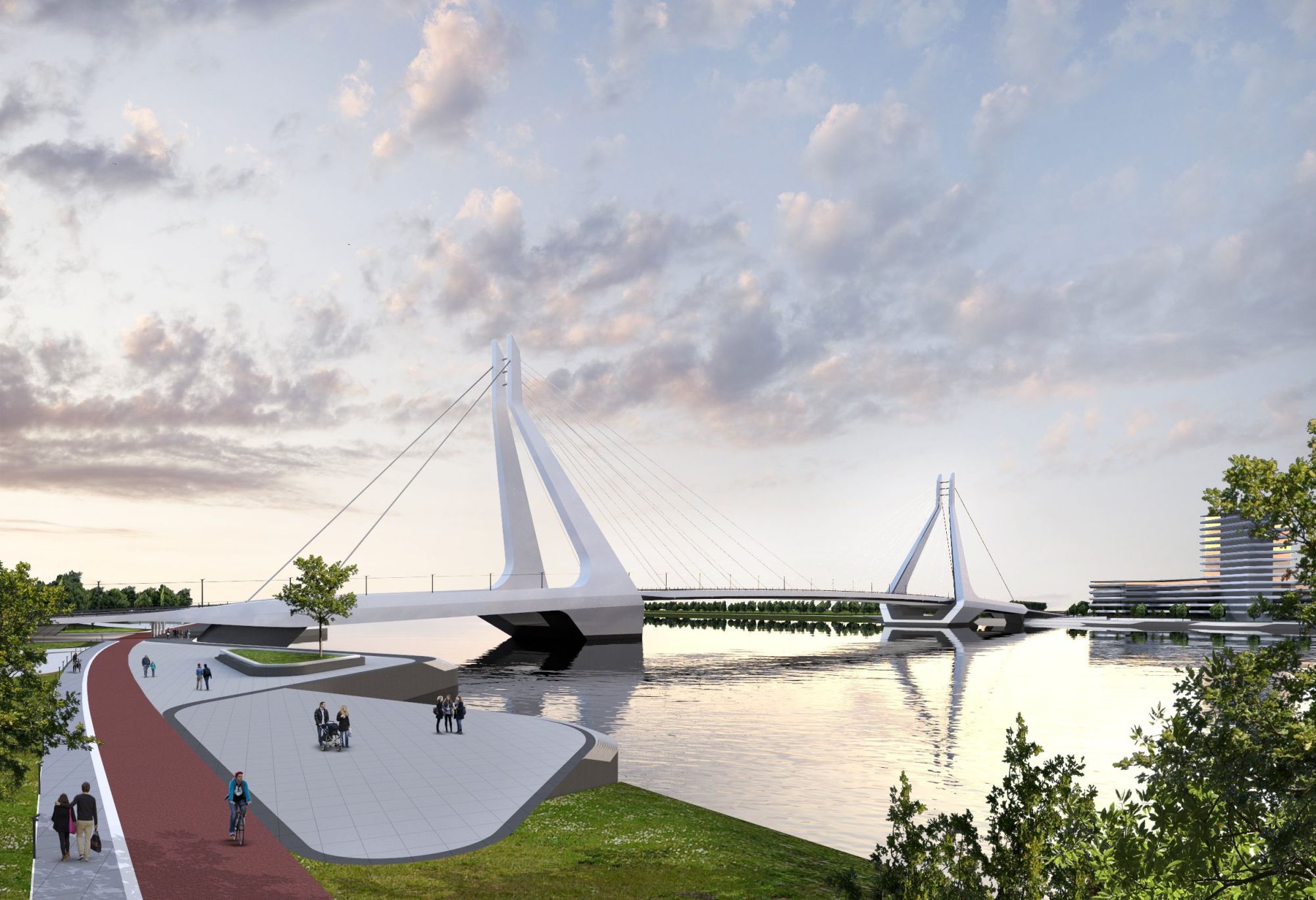 4,1 milliárdért tervezteti meg a kormány az olimpiára álmodott fővárosi Duna-hídat