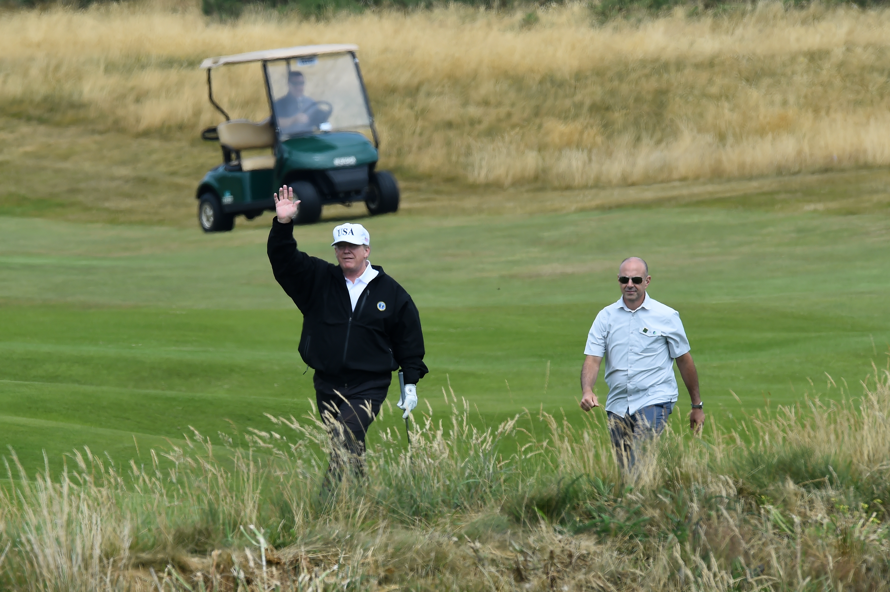 Egész szobát betöltő golfszimulátort építtetett Trump a Fehér Házba