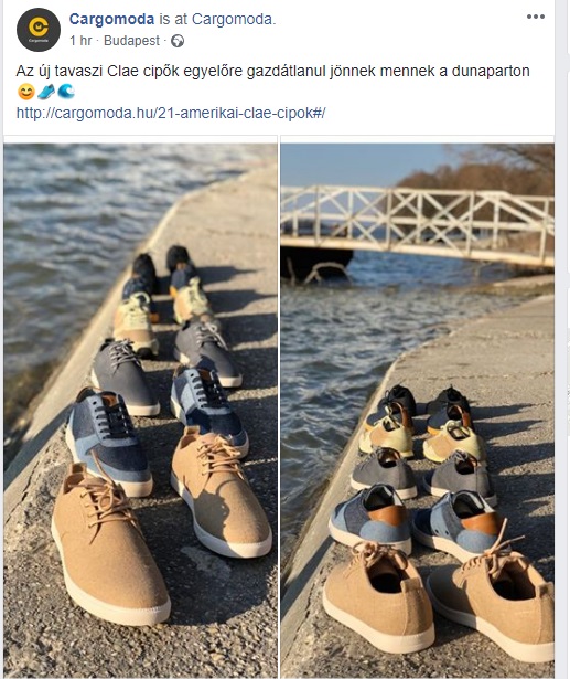 Elsőre biztosan jó ötletnek tűnt a budapesti Duna-parton lefotózni egy cipőmárka új kollekcióját