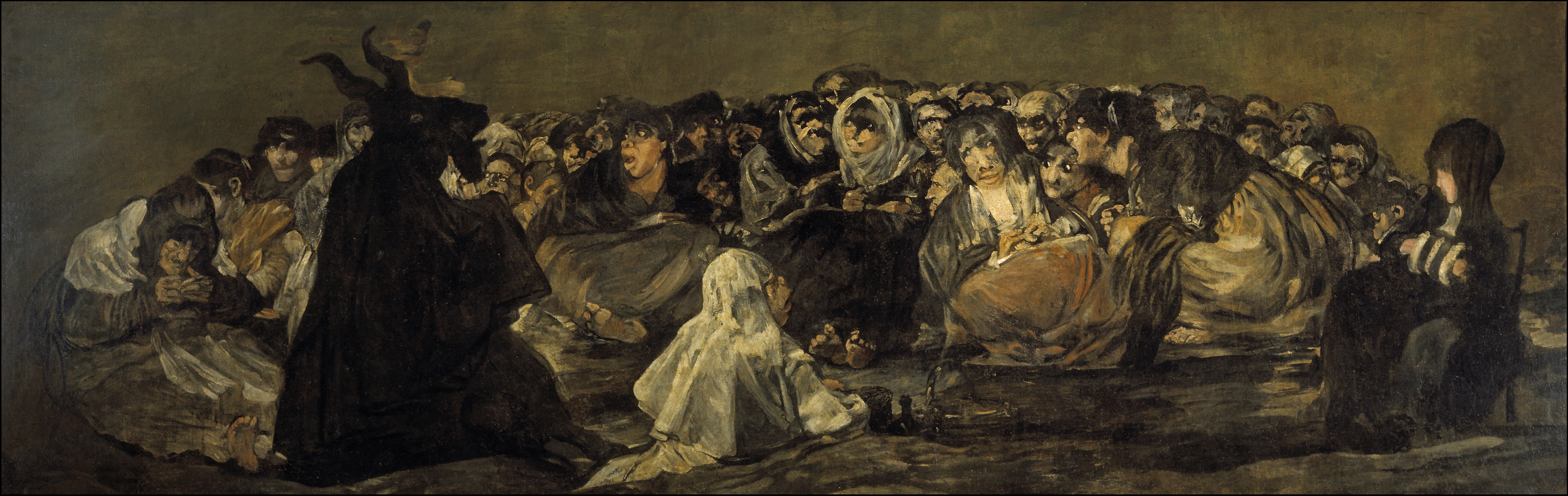 Francisco de Goya: Boszorkányszombat (olajvászon, 1821-1823)