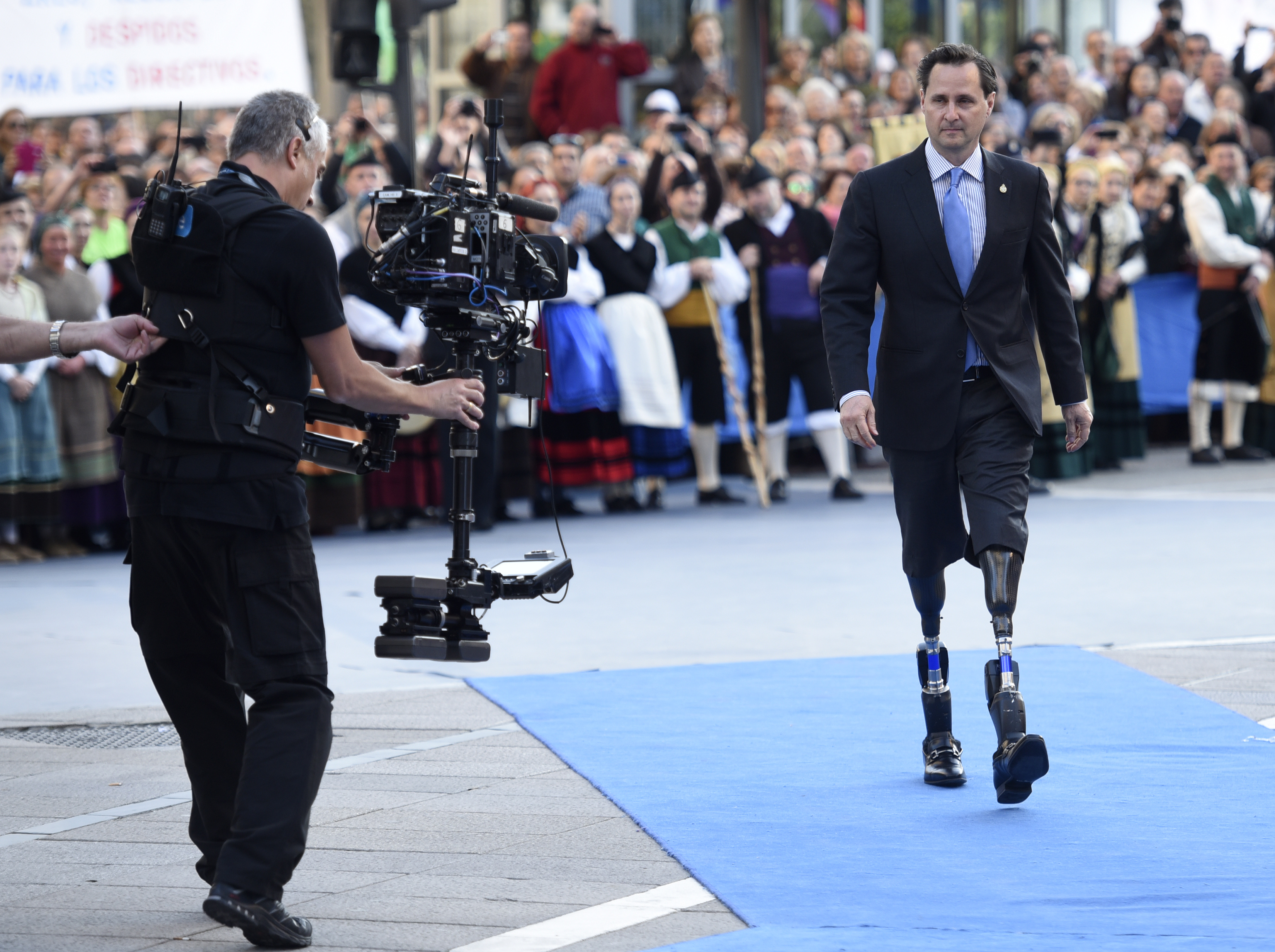 Hugh Herr egy spanyolországi díjátadón 2016-ban