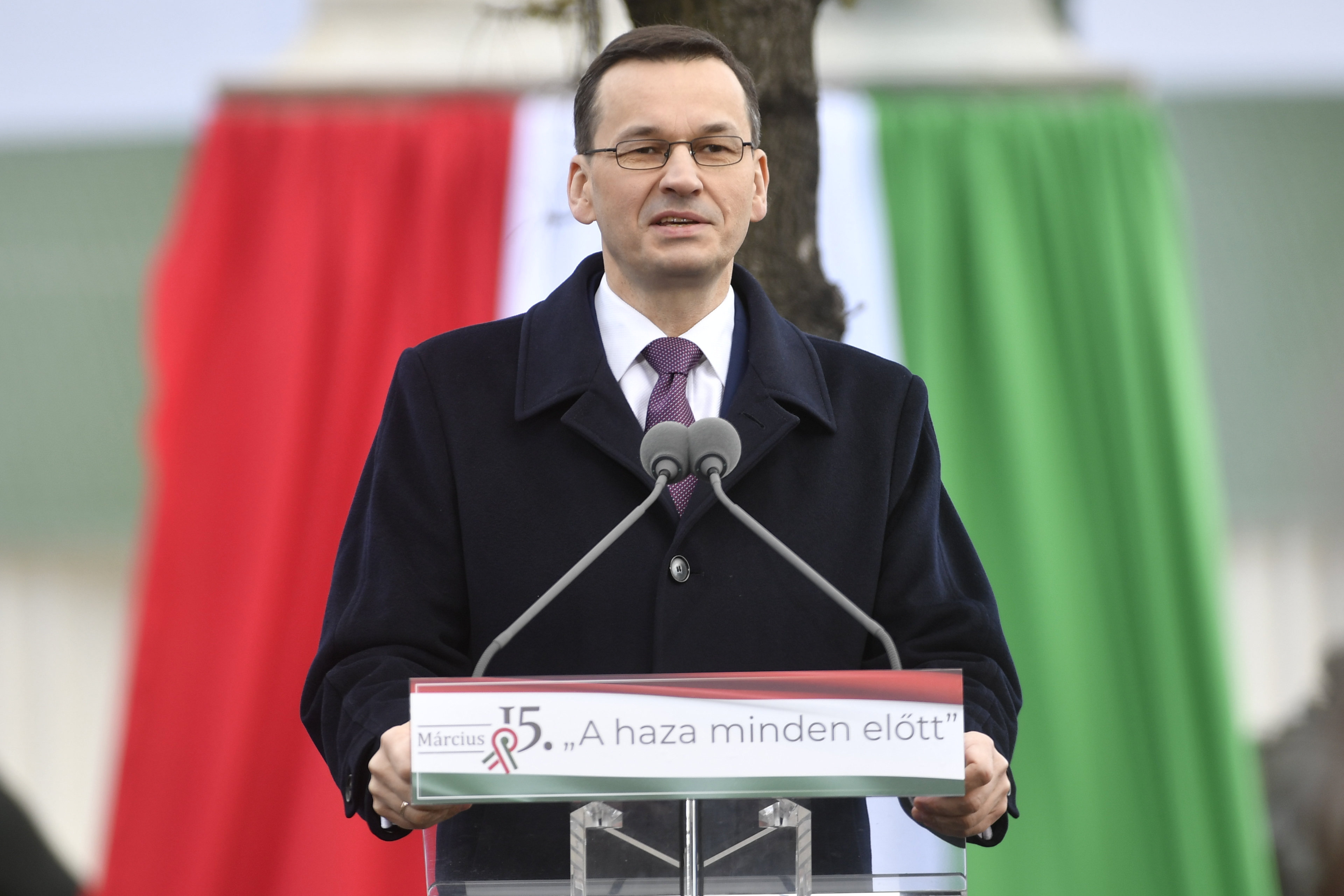 A lengyel kormányfő azt mondta, nem szabad megengedni, hogy Oroszország beavatkozzon Minszkben