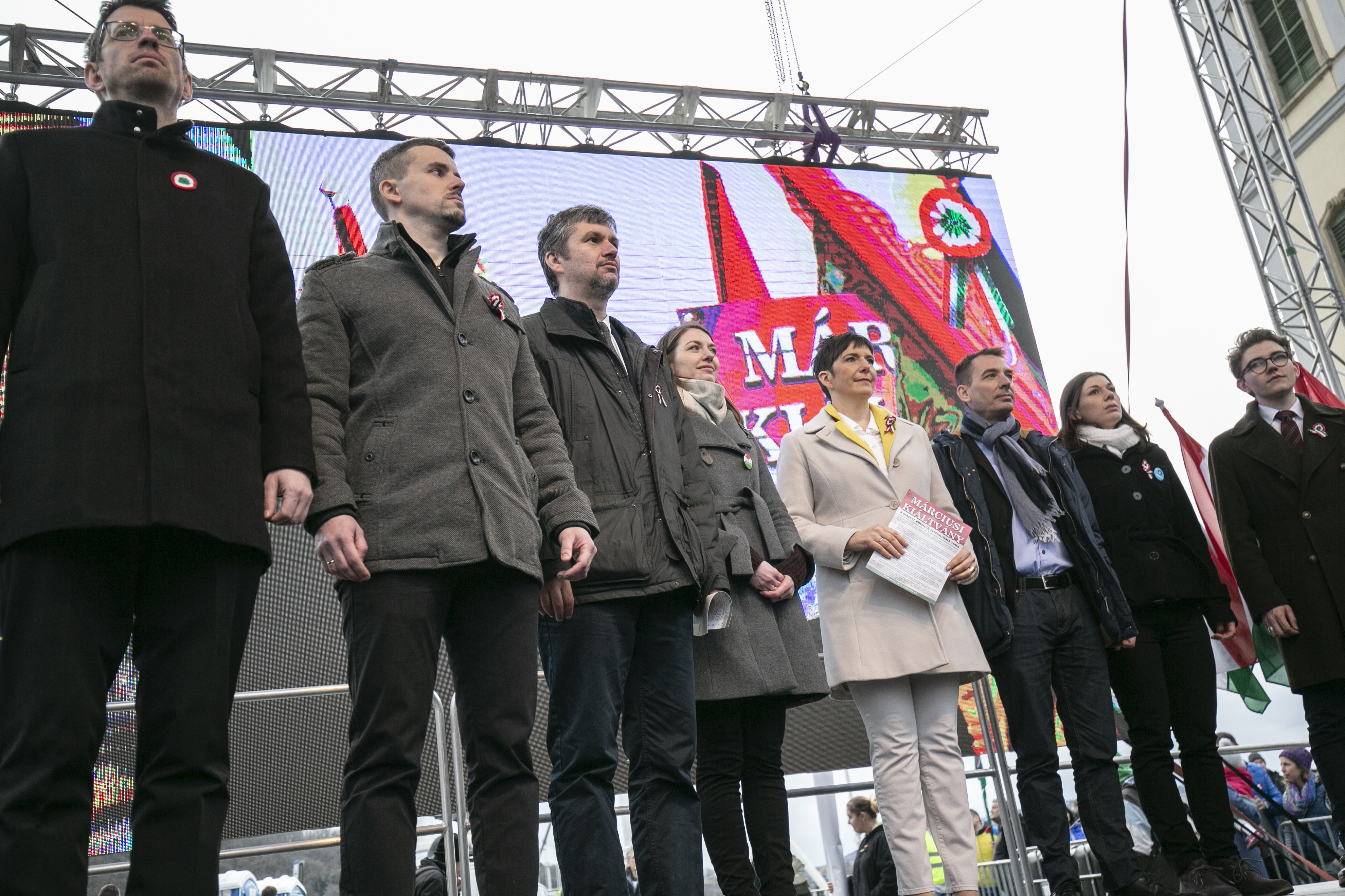 2019 március 15-én még közösen álltak a színpadon Dobrev Klárával.