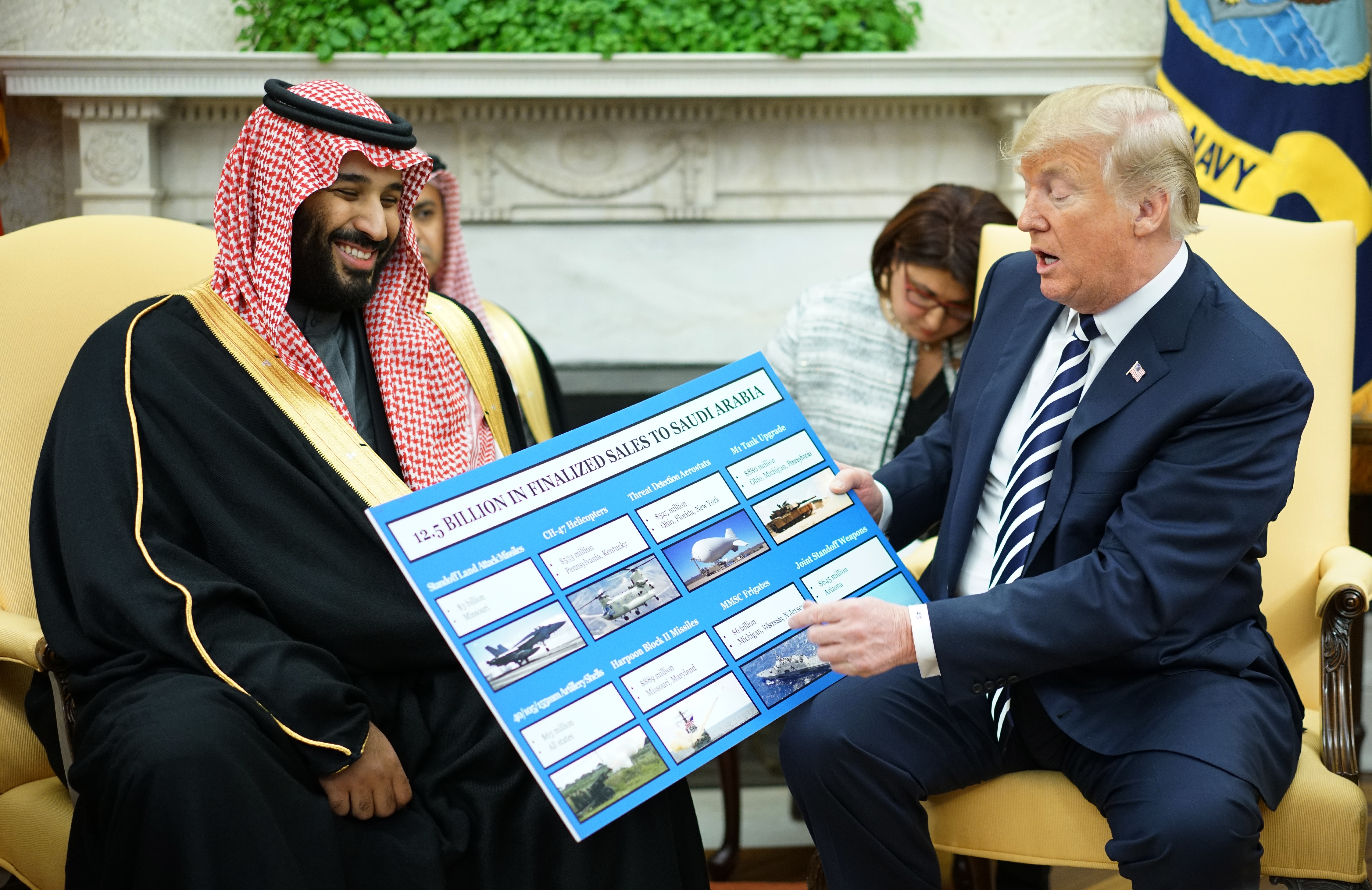 Donald Trump nem hagyta, hogy a Kongresszus elvegye a szaúdiak pénzét