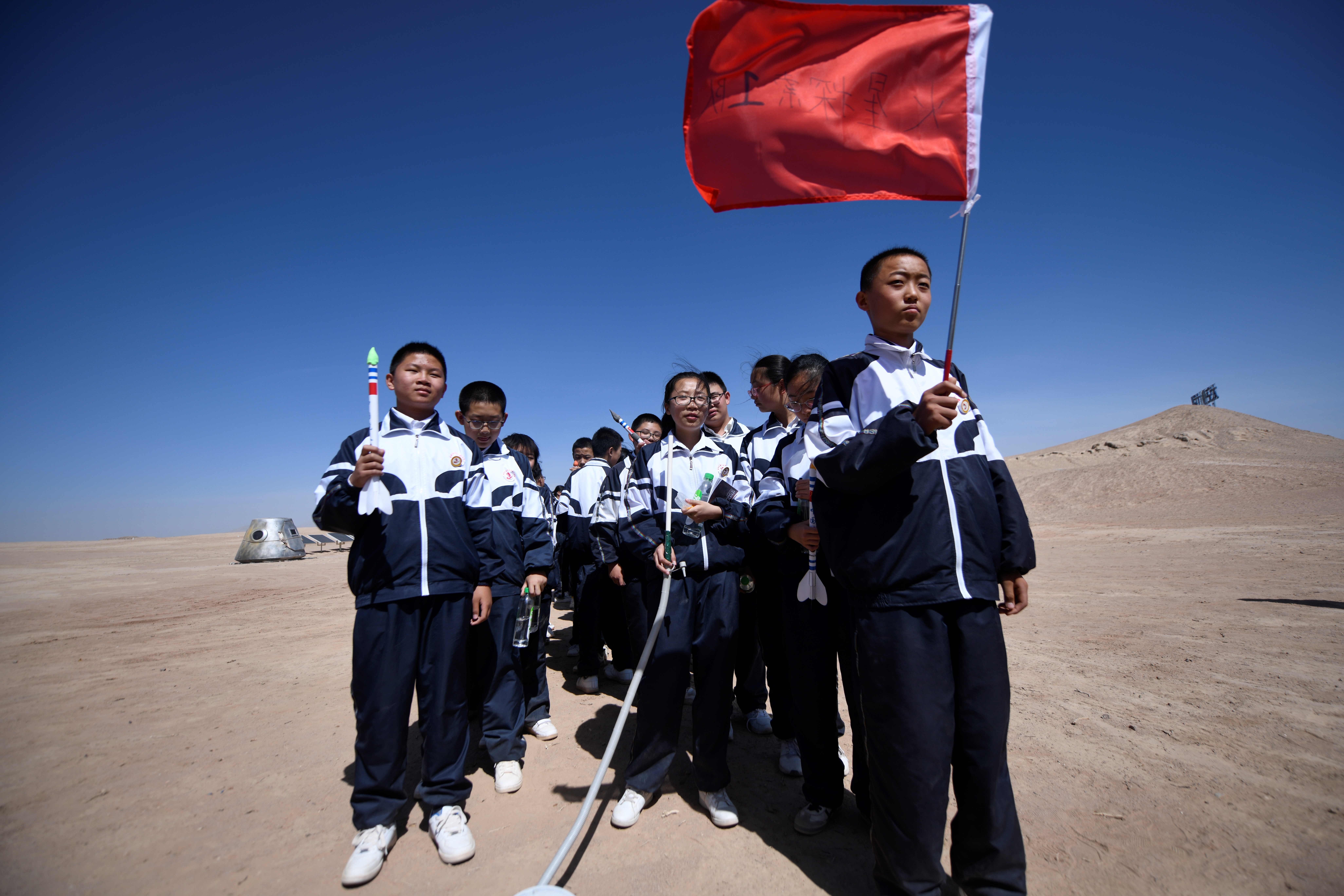 15 csodás fotó jött a Góbi sivatagban felépített kínai Mars-bázisról