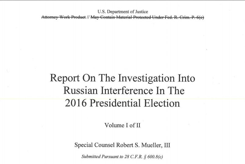 Nyilvános a Mueller-jelentés