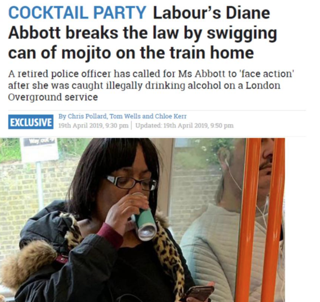 Töredelmesen bocsánatot kért a brit politikus, miután lebukott, hogy mojitót szürcsöl a vonaton
