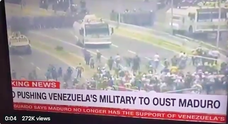Ennél a tudósításnál kapcsolták ki a CNN-t Venezuelában
