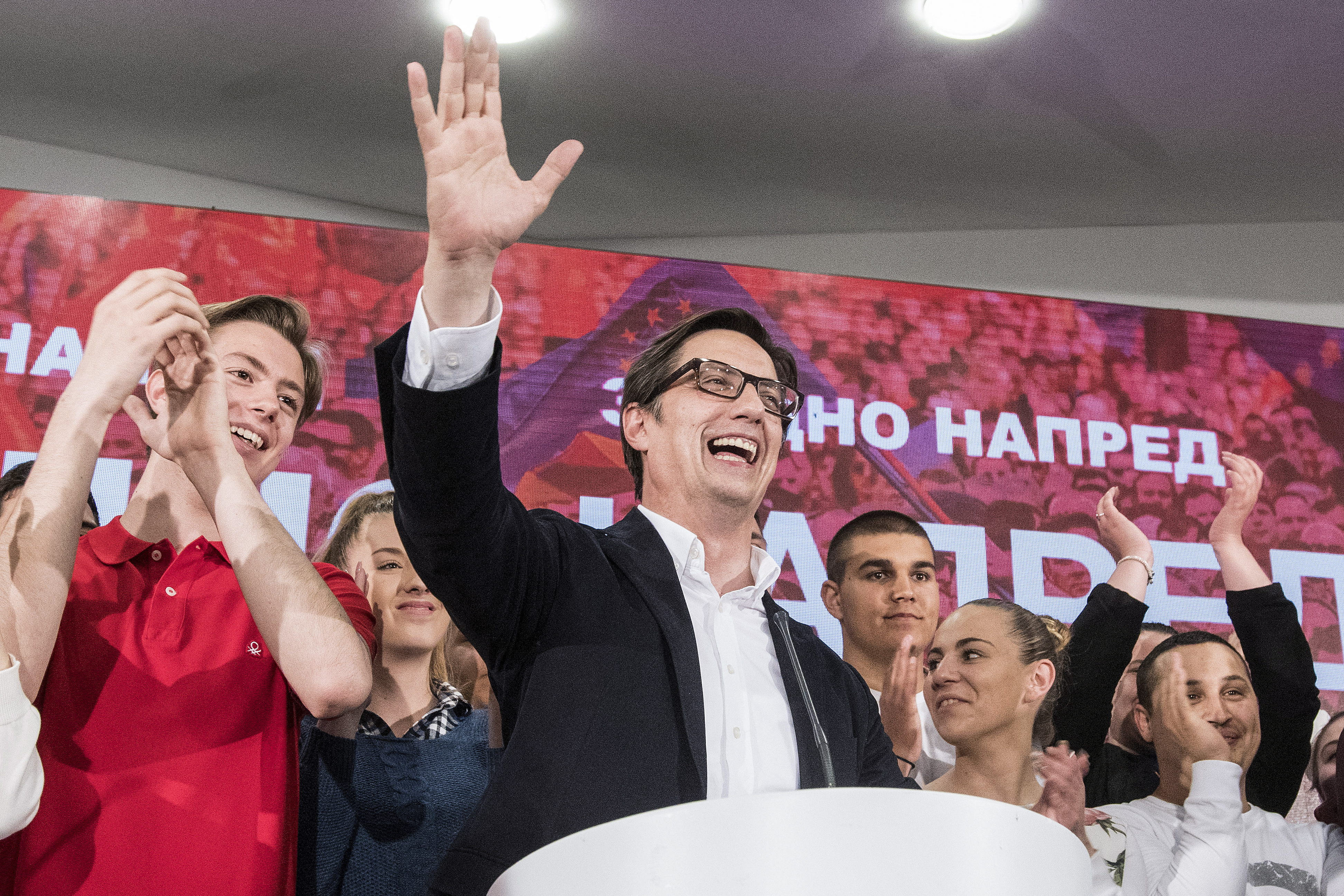 A baloldali jelölt nyerte a macedón elnökválasztást
