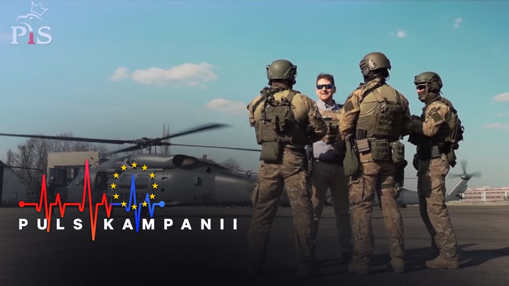Rendőrségi helikopterrel forgatott kampányvideót egy lengyel kormánypárti képviselő
