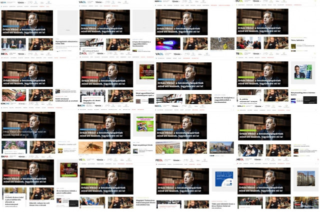 Megyei lapok címlapjai 2019 májusában