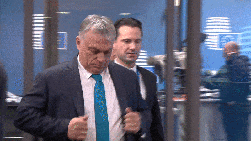 Orbán Viktor a választási sikernek köszönhetően jó fizikai állapotban érkezett meg Brüsszelbe