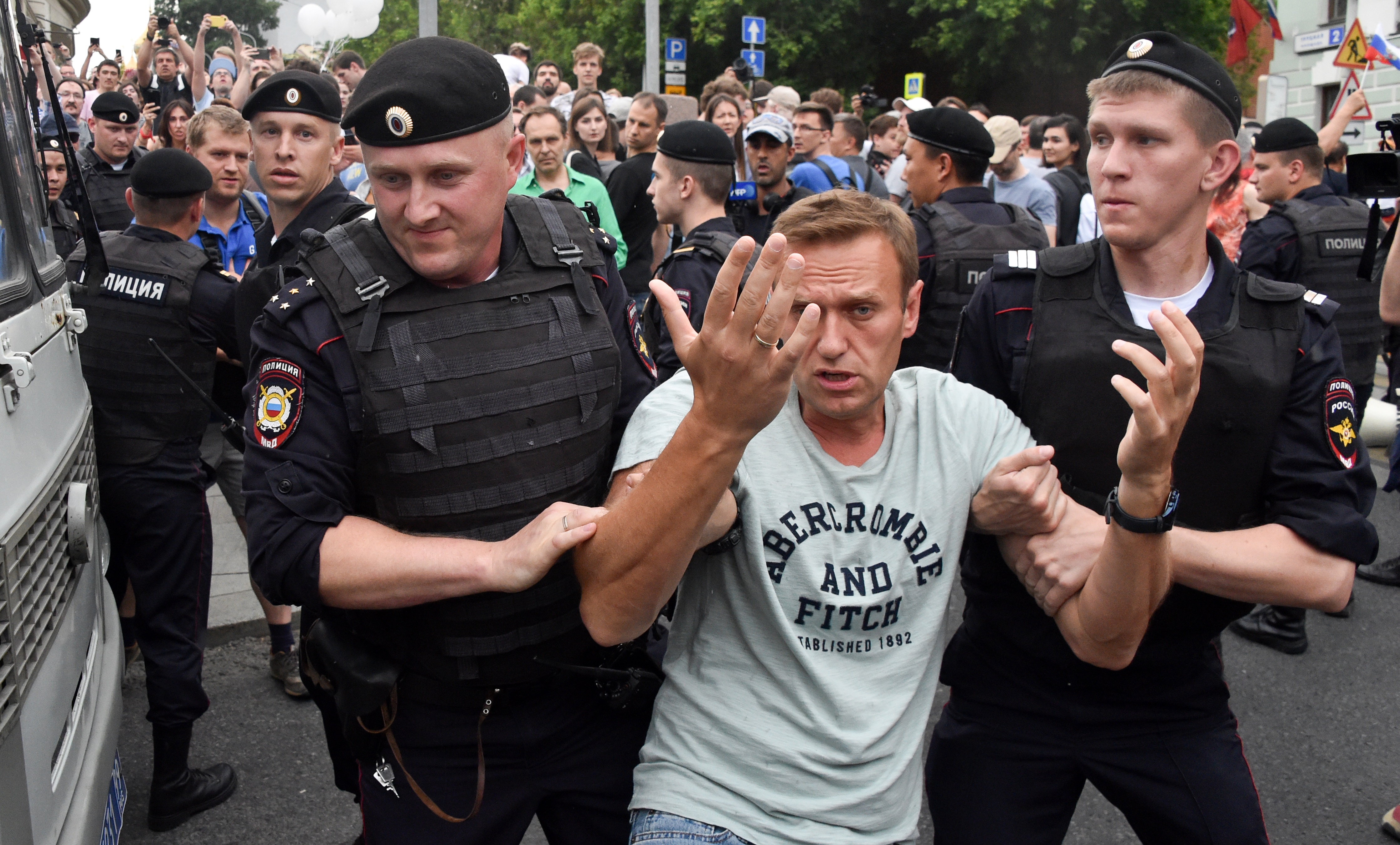 Egy Twitter-poszt miatt indult büntetőeljárás Alekszej Navalnij ellen