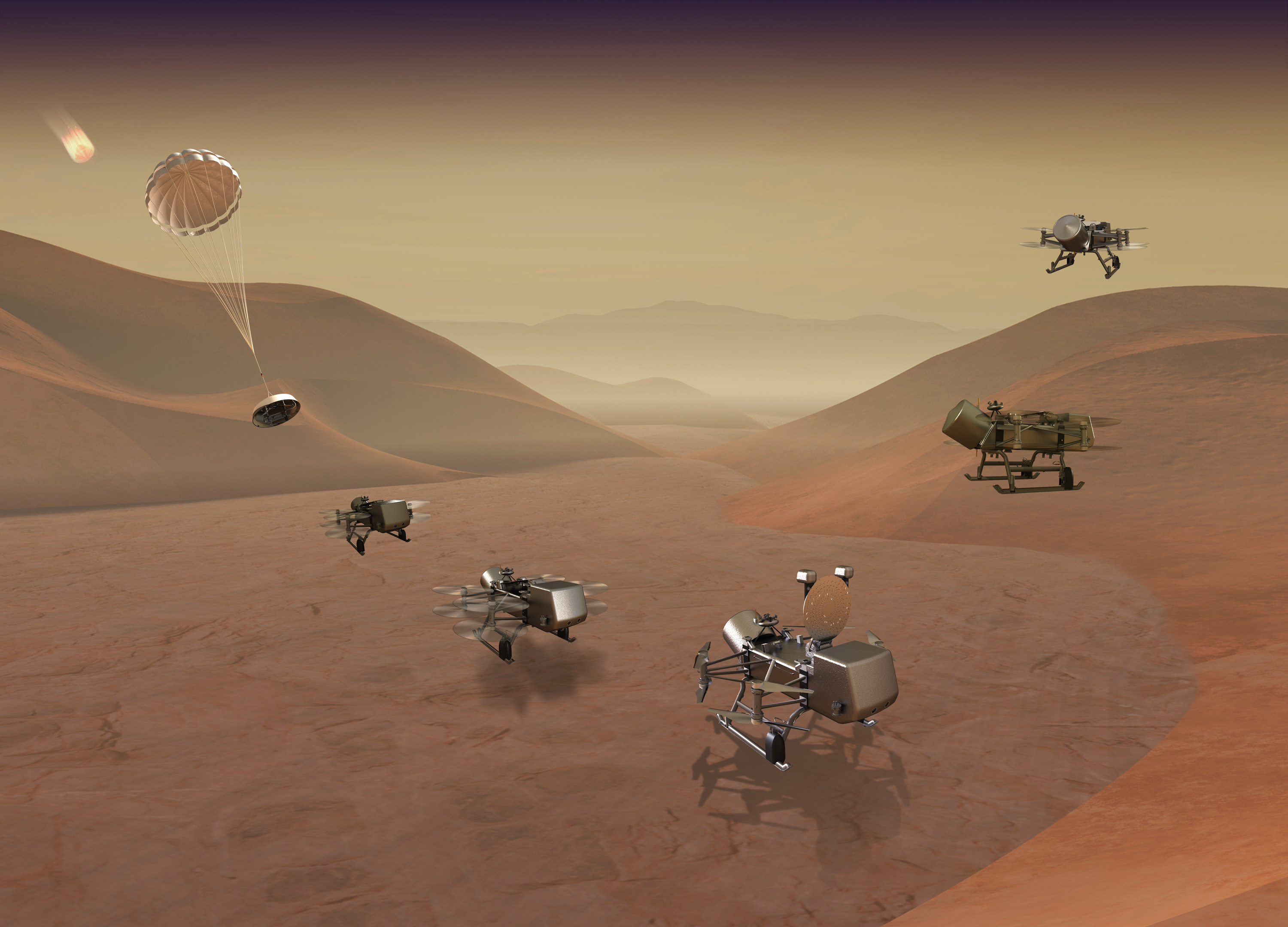 Elképesztően ambiciózus küldetés: drónt küld a Titánra a NASA