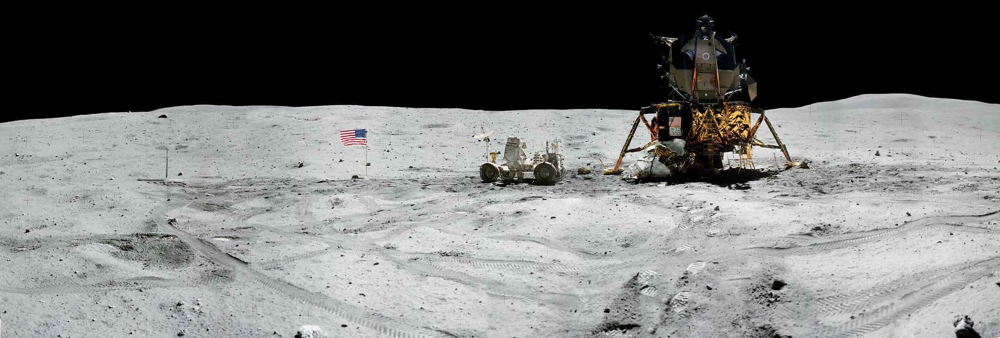 Hihetetlen panorámafotókat tett közzé a NASA a Holdra szállás ötvenedik évfordulójára