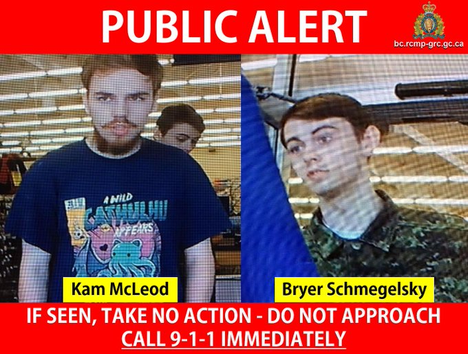 Gyilkossággal gyanúsítják a korábban eltűntnek hitt két kanadai tinédzsert
