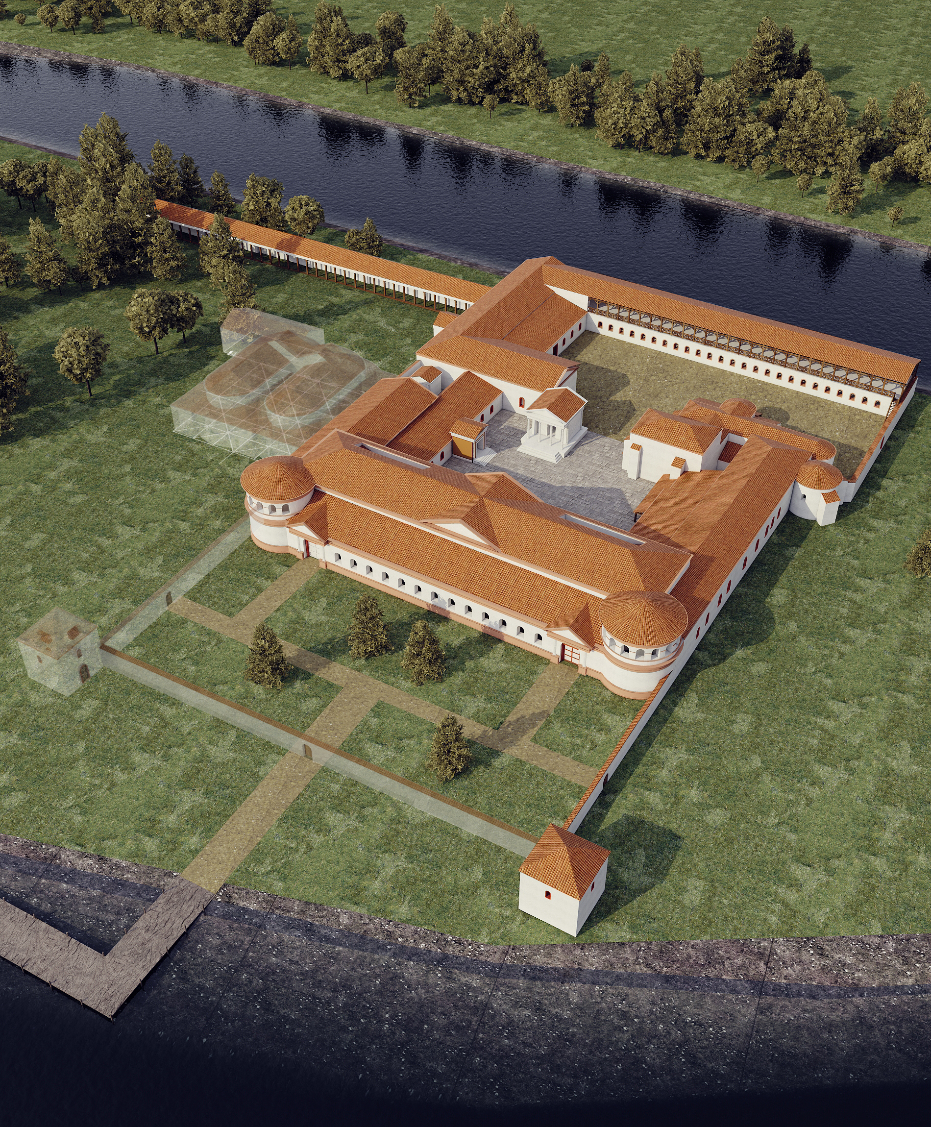 Az aquincumi helytartói palota elvi rekonstrukciója
