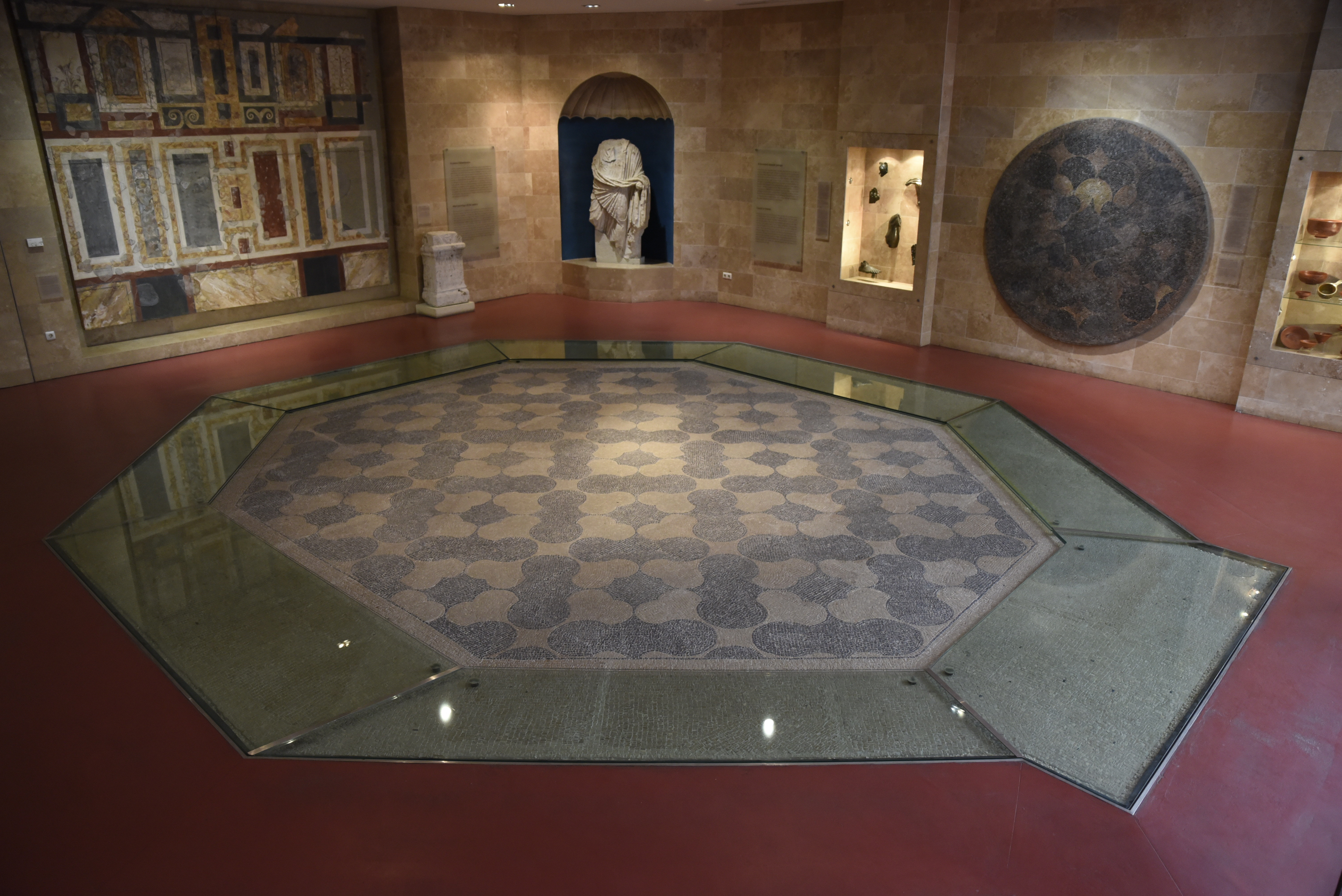 Az Aquincumi Múzeum állandó kiállítása a helytartói palotáról