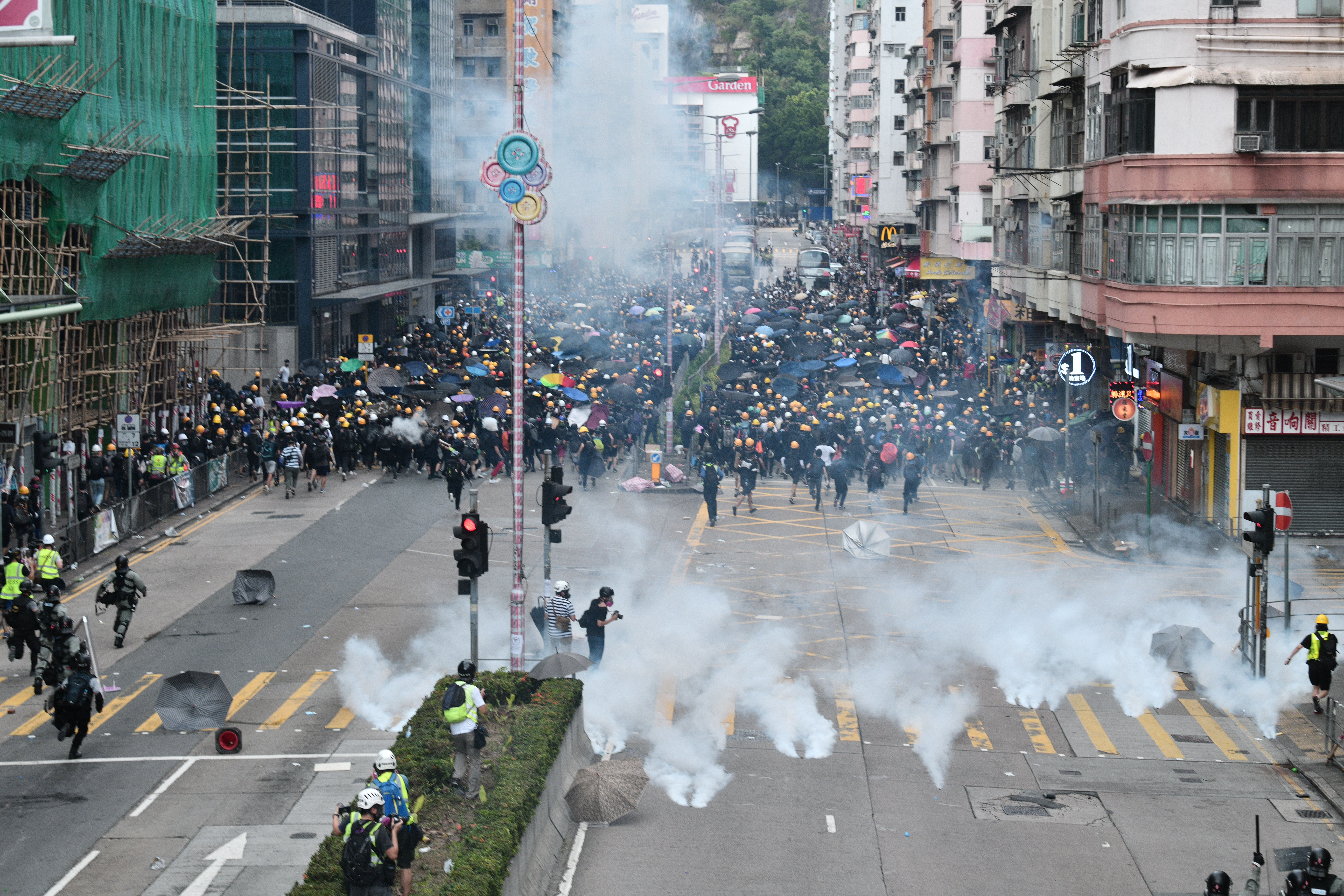 A hongkongi rendőrség betiltotta a hétvégére tervezett óriástüntetést