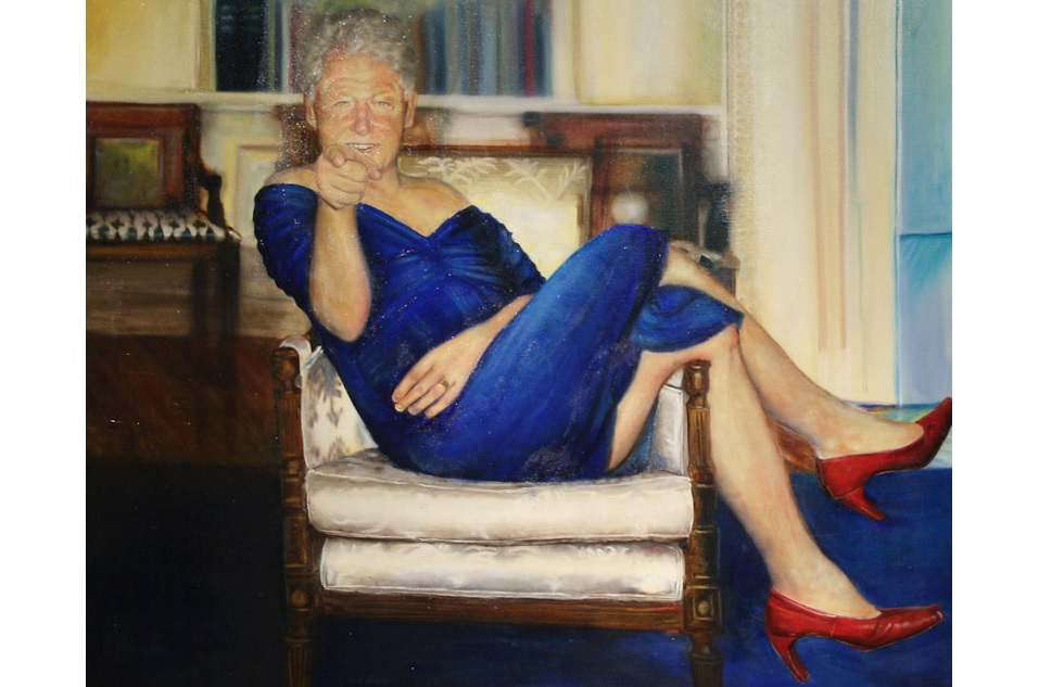 Szokatlan elnöki portrék kerültek elő Jeffrey Epstein lakásából