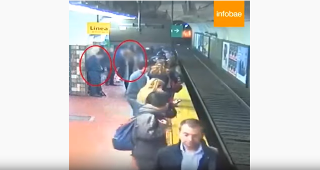 Elképesztő megmenekülés a világ legnagyobb pechje után a Buenos Aires-i metróban