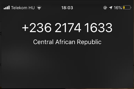 Nem éri meg felvenni, ha teljesen ismeretlen számról hívnak a Közép-afrikai Köztársaságból