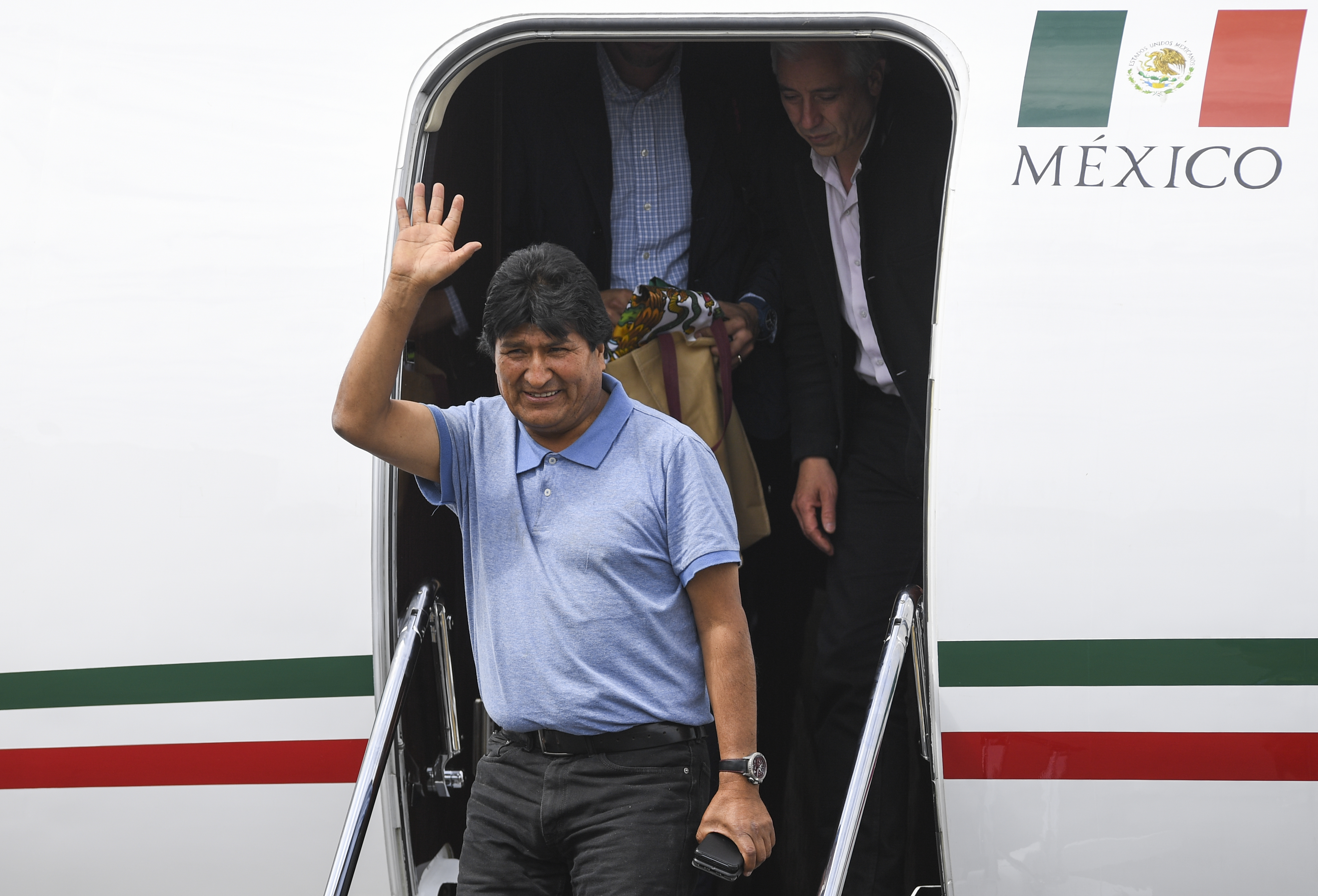 Evo Morales megérkezett Mexikóba