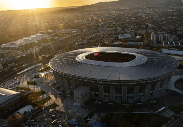 A Puskás Aréna 2019. november 18-án.