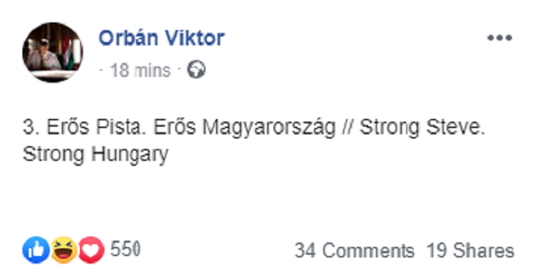 Ha nem tudnánk, hogy Orbán Viktor józan ember, most arra gyanakodnánk, hogy baromira beszívott