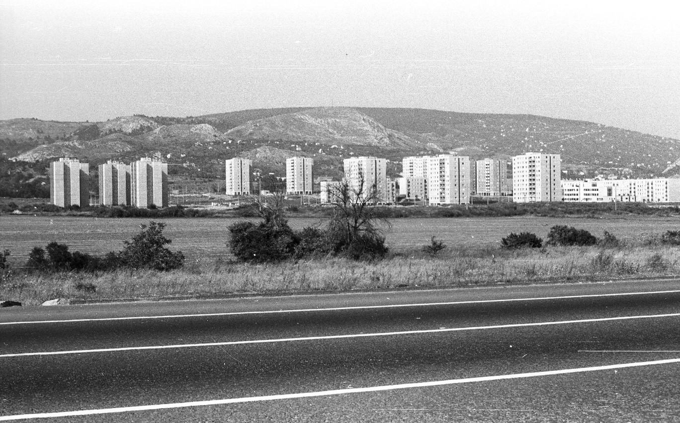 A budaörsi lakótelep látképe 1987-ben