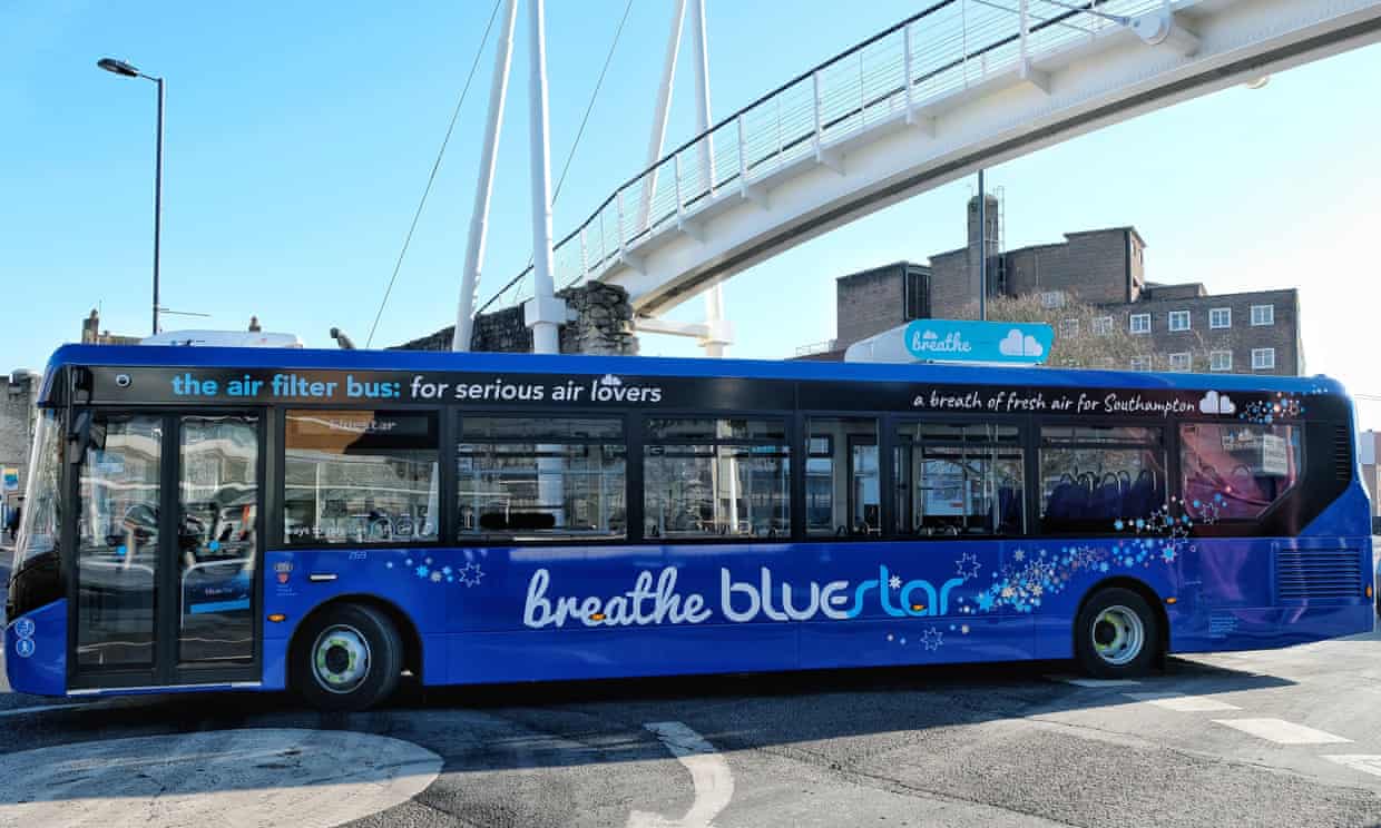 Légtisztító berendezéseket szerelnek a brit buszokra