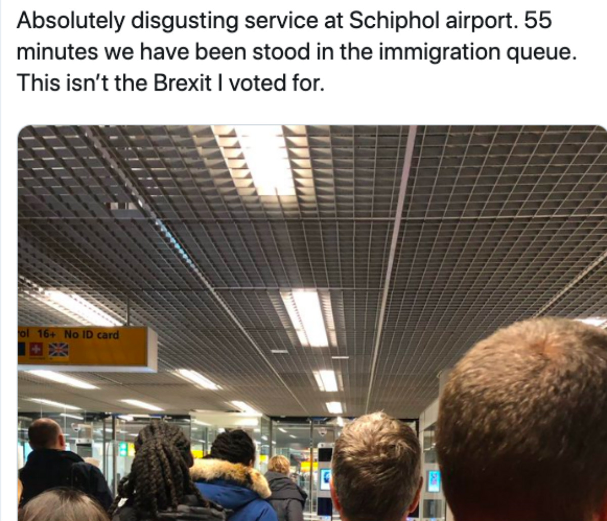 Az amszterdami reptéren szembesült a brit férfi a Brexit valóságával, de sajnos így sem értette